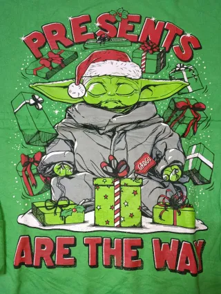 Felpa Star Wars Baby Yoda Natale Taglia S