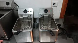 2 Freidoras Industriales Acero Inoxidable