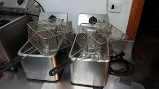 2 Freidoras Industriales Acero Inoxidable
