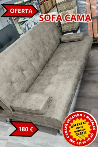 Sofá cama poliéster 220€