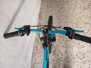 Bicicleta montaña Rockrider azul