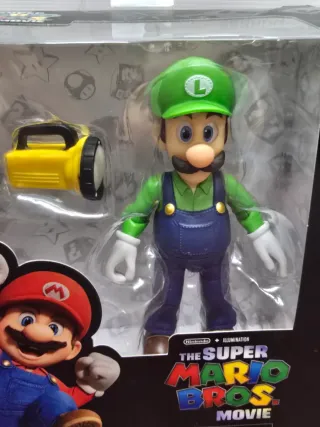 Figura Luigi Super Mario Bros Movie Jakks