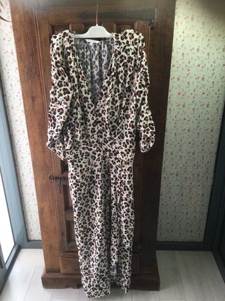 Vestido largo estampado leopardo Scalpers Talla M