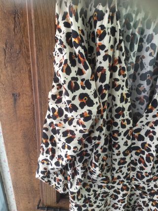 Vestido largo estampado leopardo Scalpers Talla M