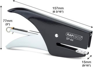 Rapesco 1267 Grapadora de Tenaza SP-64 1000 grapas