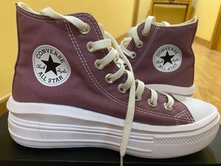 Converse caña alta moradas talla 39