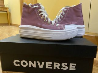 Converse caña alta moradas talla 39