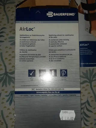 Ortesis estabilizadora AirLoc Bauerfeind