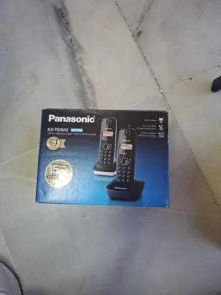 Teléfono Inalámbrico Panasonic KX-TG1612 Negro