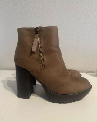 Botines tacón Marypaz marrones