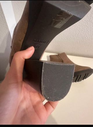 Botines tacón Marypaz marrones