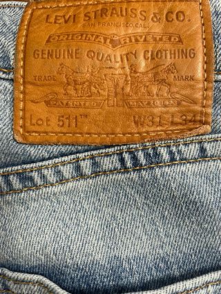 Levi's 511 W31 L32 Jeans Azules