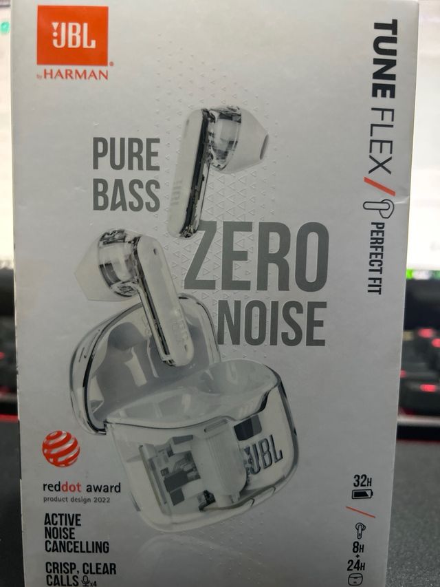 Auriculares Inalámbricos JBL Tune Flex Ghost
