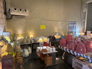 Pantallas de seda para Lámpara granate/Rosa/Rojo