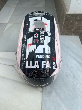 Casco Motocross Fox Rosa
