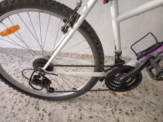 Bicicleta Montaña Blanca Mujer