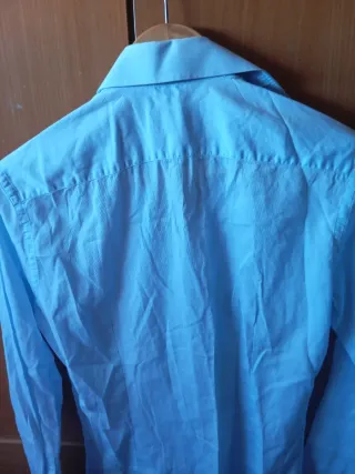 Camisa Tuxedo New York Azul Talla M