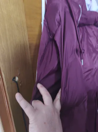 Lote 2 chalecos talla l uno morado y otro en negro