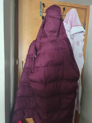 Lote 2 chalecos talla l uno morado y otro en negro