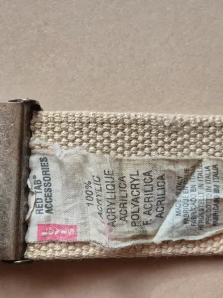 Cintura Levi's in tela beige