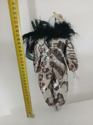 Bambola Ceramica Pierrot 30cm