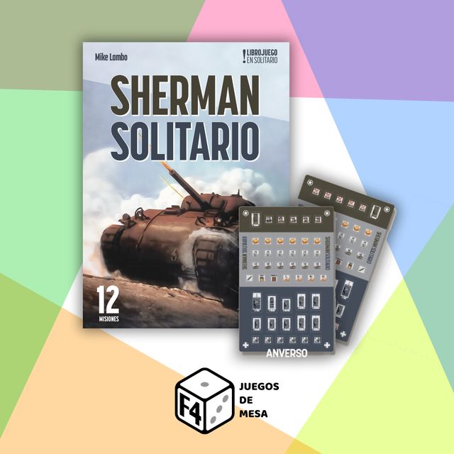 SHERMAN SOLITARIO + PLANCHA FICHAS