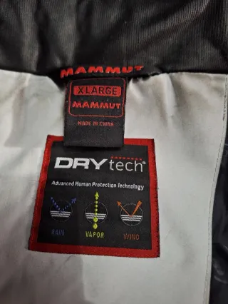 Giacca tecnica Mammut uomo XL grigio-nero