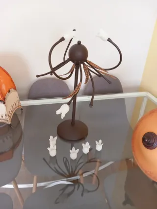 Lámpara de techo diseño floral