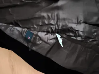 Chaqueta Zara Pana Negra Talla 48