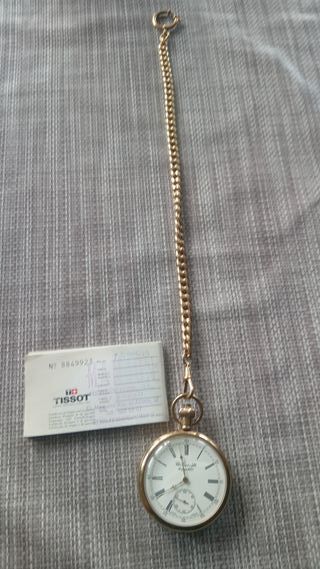 Reloj de Bolsillo Tissot Suizo Dorado