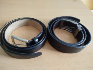 Pack 2 Cinturones Hombre Negro