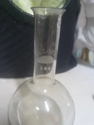 Matraz de fondo plano 500ml..19cm