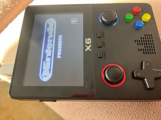 Consola de videojuegos X6 portátil