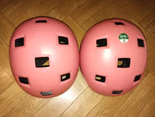 2 Cascos Patinete Niños Oxelo B100 Coral Talla S