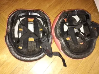 2 Cascos Patinete Niños Oxelo B100 Coral Talla S