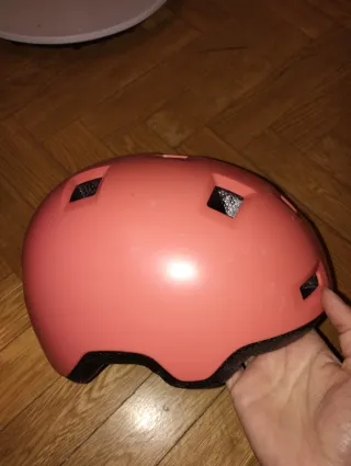 2 Cascos Patinete Niños Oxelo B100 Coral Talla S