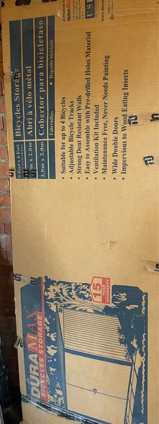 Caseta cobertor bicicletas DuraMax 2x2m