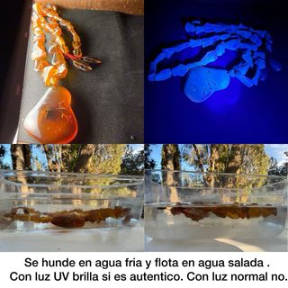 Collar de ámbar con colgante