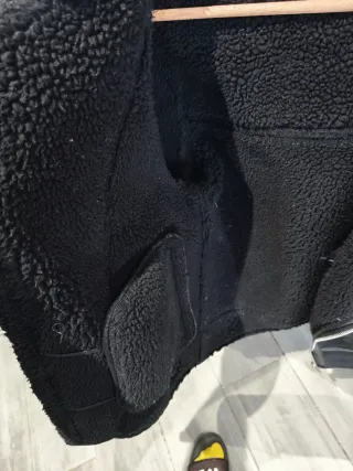 Chaqueta Zara borrego negra Talla M