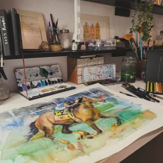 Retratos de mascotas hechos a mano