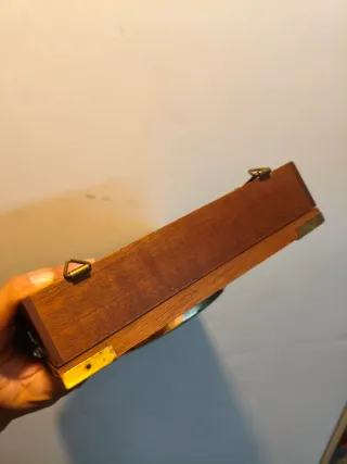 Reloj Pared y Armario Llaves Madera