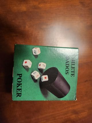Juego de dados Poker con cubilete