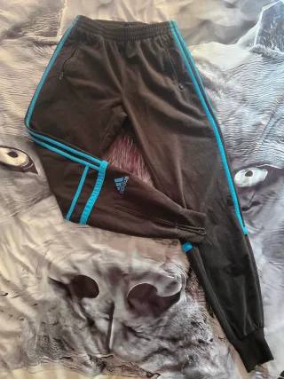 Pantalón Chándal Adidas Challenger Negro/Azul