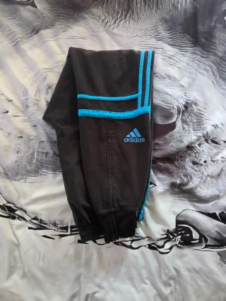 Pantalón Chándal Adidas Challenger Negro/Azul