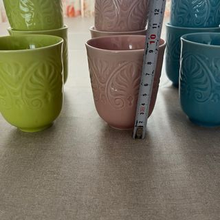 Juego 12 Vasos Cerámica