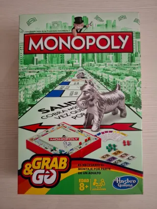 Monopoly Grab & Go Portátil