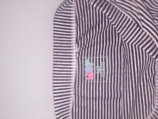 Falda de rayas con volantes