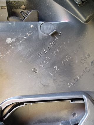 Guarnecido Puerta Trasera Izquierda VW Golf VI