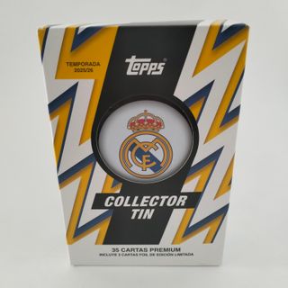 Topps Real Mardid Collector Tin 35 cards premium