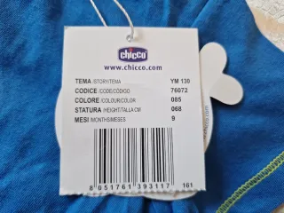 Maglietta Chicco 9 mesi nuova